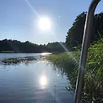 5 Sterne-ferienhaus Eisvogel Am Mit Sauna Und Kamin * 크라코프암지