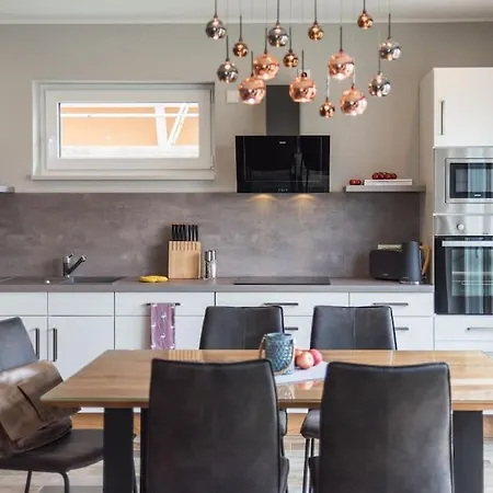 Prázdninový dům 5 Sterne-ferienhaus Eisvogel Am Mit Sauna Und Kamin