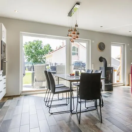5 Sterne-ferienhaus Eisvogel Am Mit Sauna Und Kamin