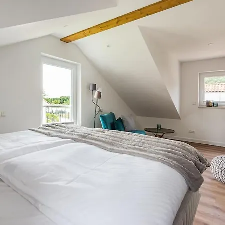 5 Sterne-ferienhaus Eisvogel Am Mit Sauna Und Kamin * Krakow am See