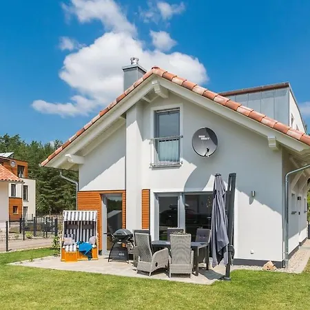 5 Sterne-ferienhaus Eisvogel Am Mit Sauna Und Kamin * Krakow am See