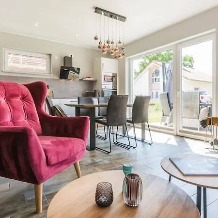 Prázdninový dům 5 Sterne-ferienhaus Eisvogel Am Mit Sauna Und Kamin *