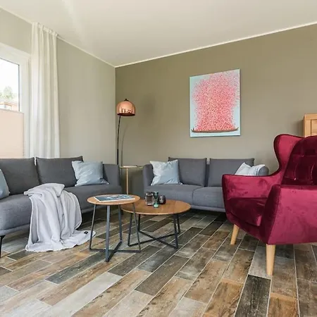 Prázdninový dům 5 Sterne-ferienhaus Eisvogel Am Mit Sauna Und Kamin Krakow am See